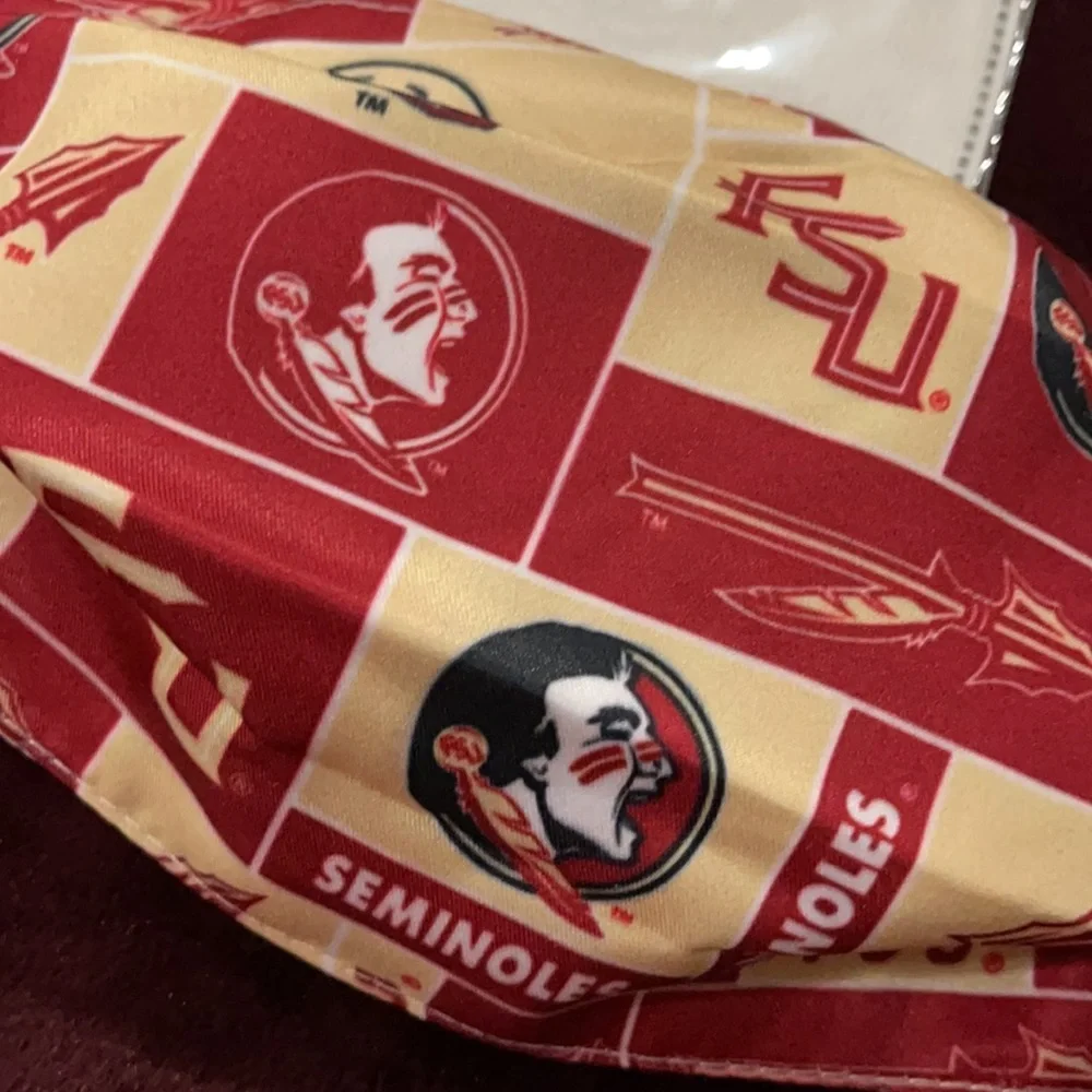 6/$20 New FSU Seminoles adjustable face mask